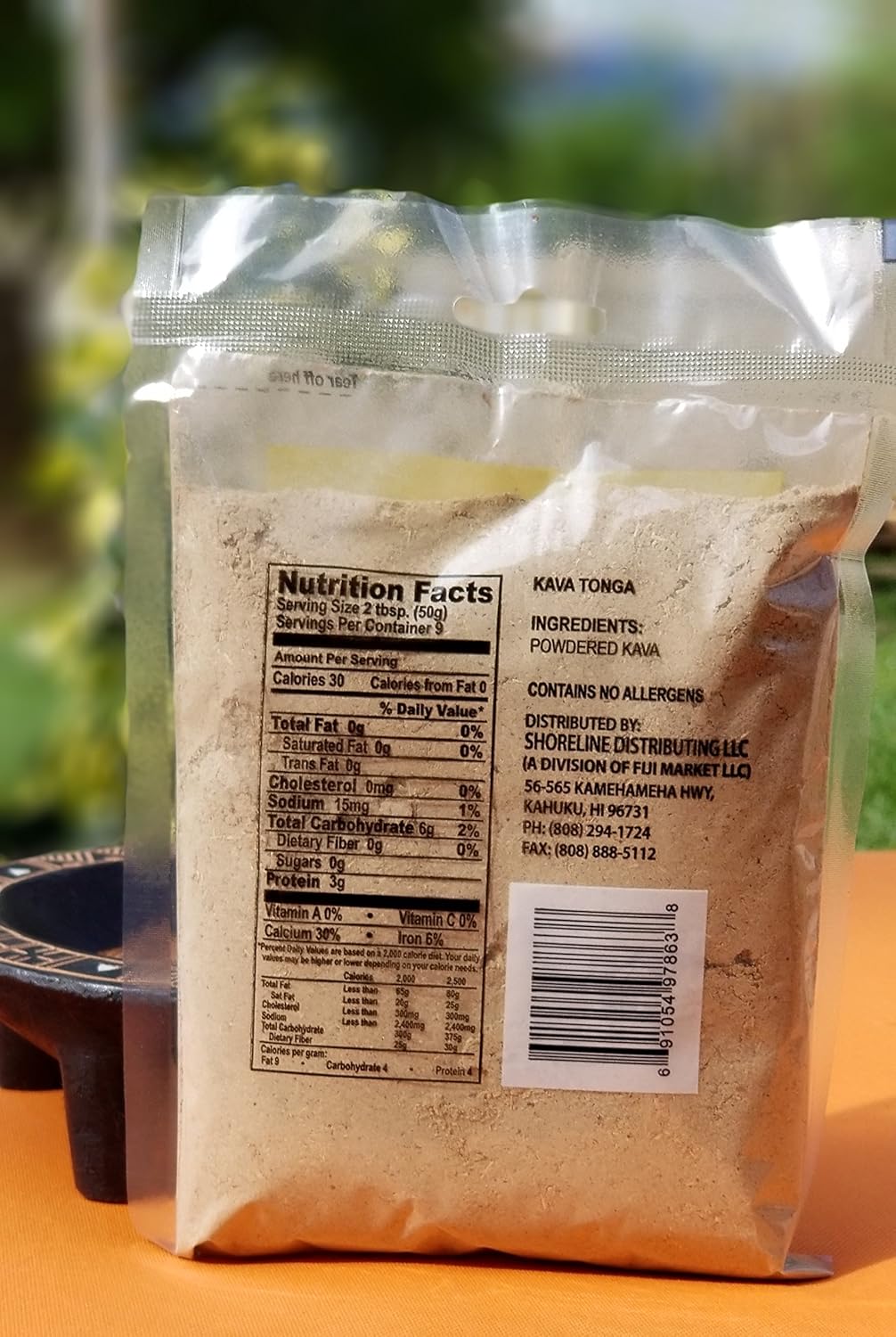 Premium Kava Tonga by Tikaram's Kava Kava - 1/2 Pound (8oz) - Wholesale Fiji Market