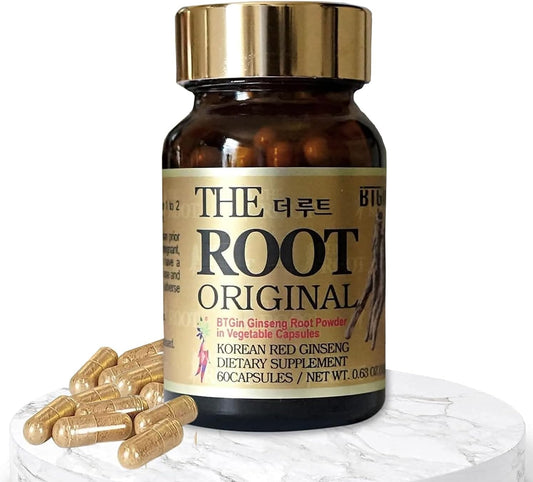 Premium Korean Red Ginseng Capsules with Pure Ginsenosides Rg3 for Natural Energy Support