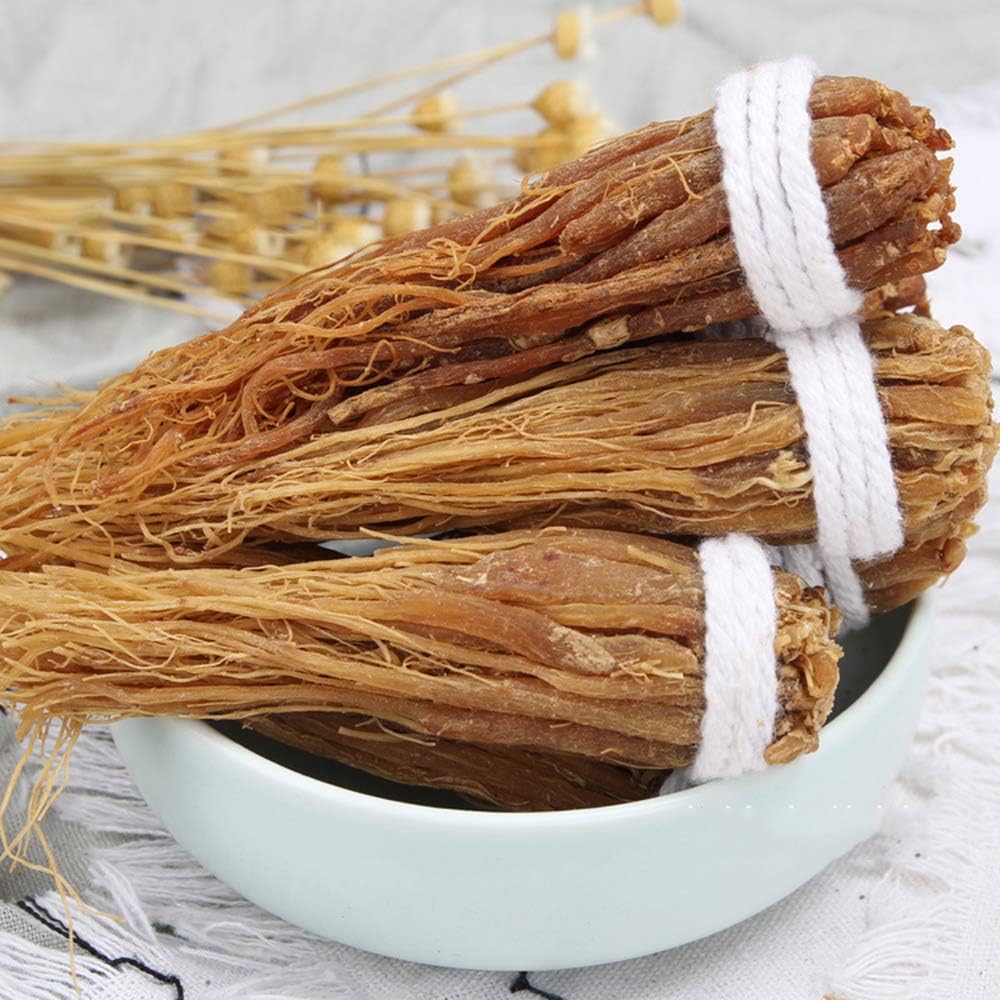 Premium Korean Red Ginseng Roots Supplement Tea Chews - 100g/0.22lbs