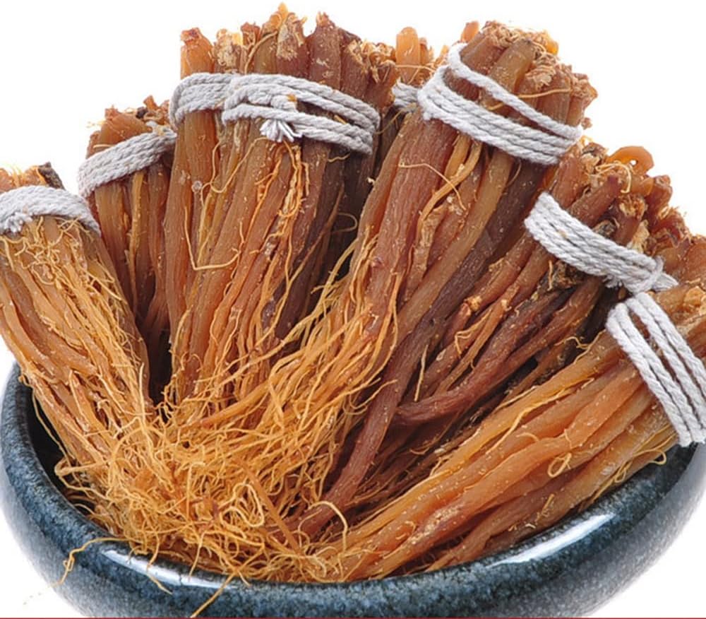 Premium Korean Red Ginseng Roots Supplement Tea Chews - 100g/0.22lbs