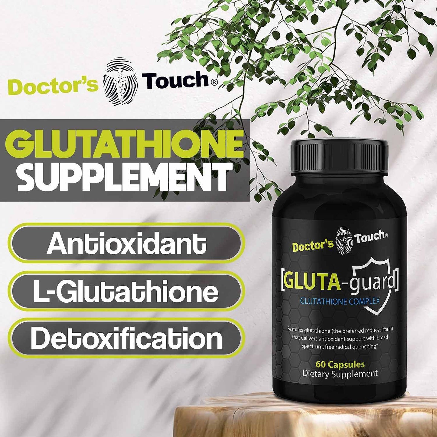 Premium Liposomal Glutathione Capsules for Energy, Brain Support, and Skin Health - Doctor's Formulated Maximum Absorption Supplement