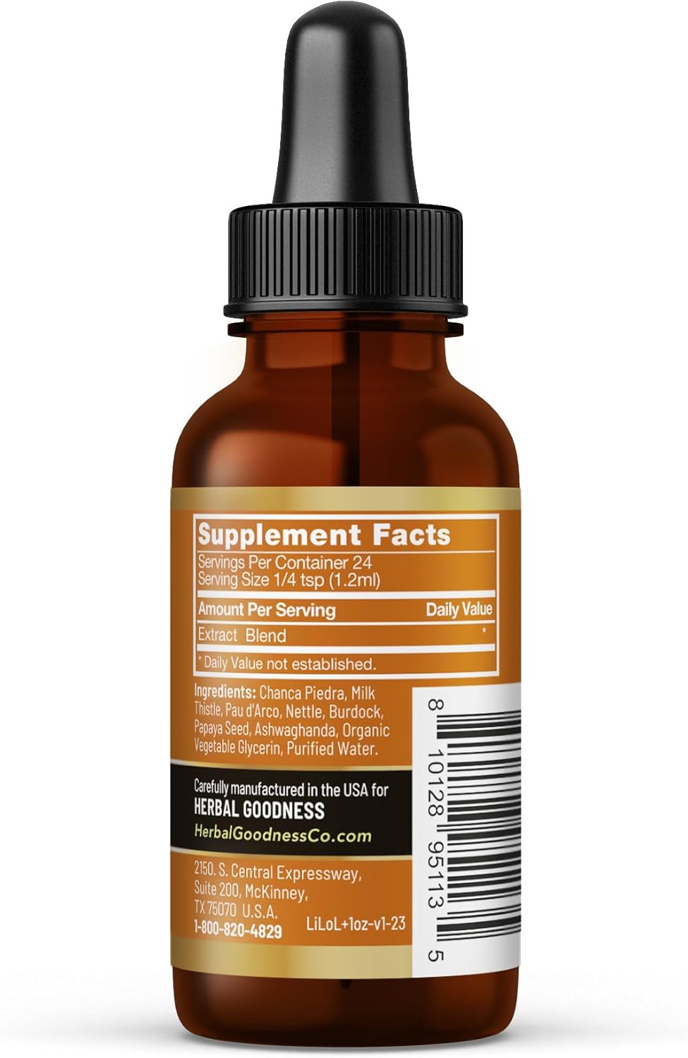 Premium Liver Cleanse Detox Herbal Health Formula 1oz - Liver Vitamin Liquid Drops with Milk Thistle & Organic Herbs - Limpieza De Higado Graso - 1 Bottle