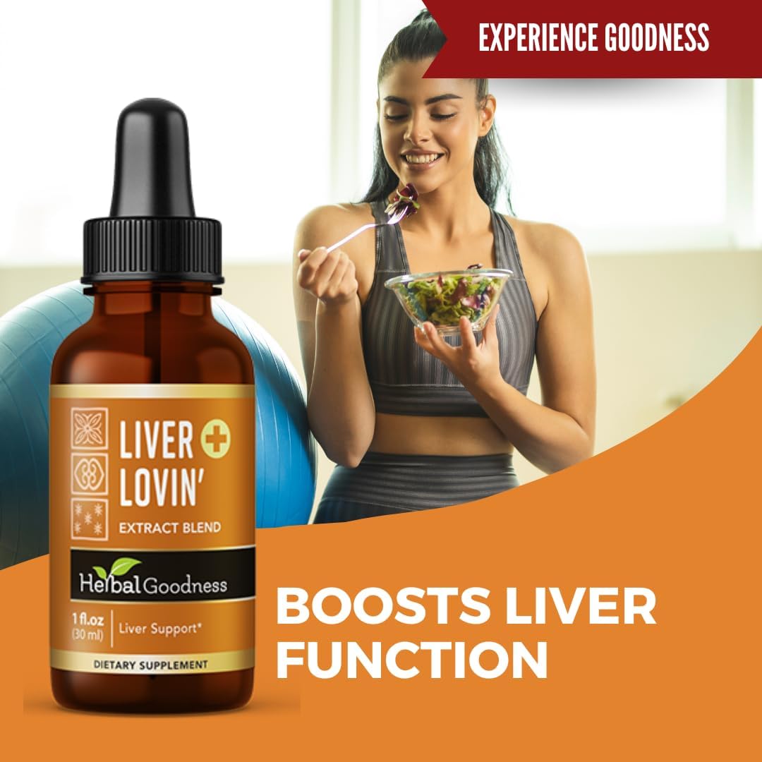 Premium Liver Cleanse Detox Herbal Health Formula 1oz - Liver Vitamin Liquid Drops with Milk Thistle & Organic Herbs - Limpieza De Higado Graso - 1 Bottle
