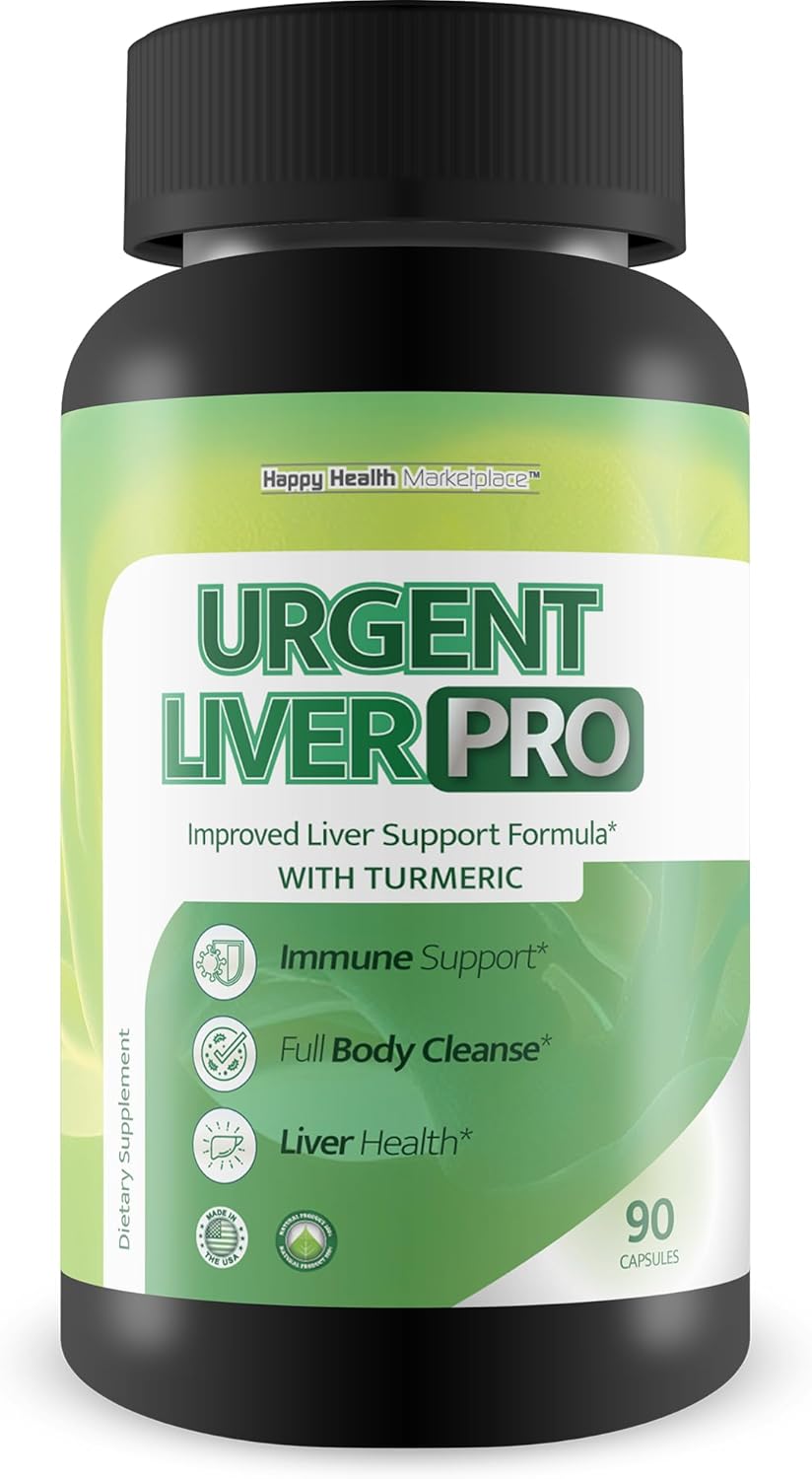 Premium Liver Health Supplement for Men and Women - Natural Herbal Liver Support Formula - Promotes Liver Health and Function - Happy Health Marketplace Liver Pro