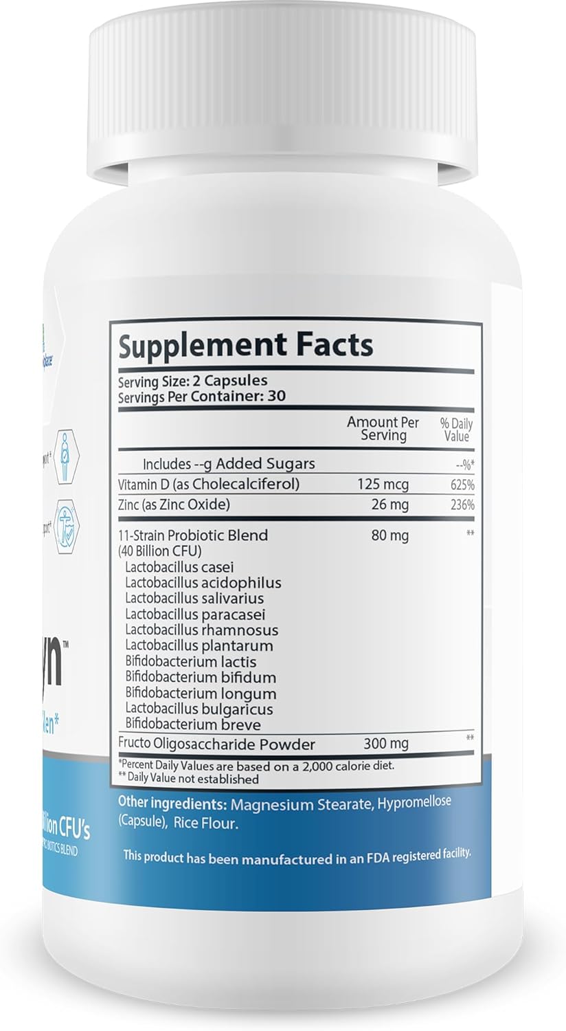 Premium Male Probiotic Vardaxyn - Comprehensive Formula for Men's Health - Supports Gut, Mood, Digestion, and Immune System