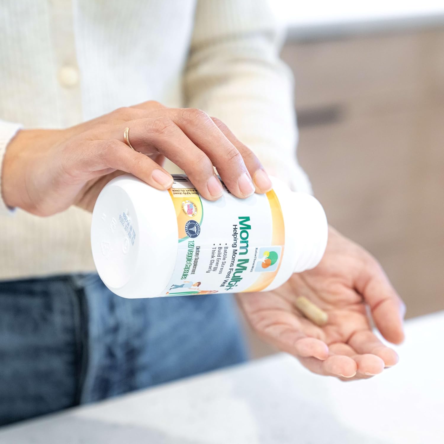 Premium Mom Multi+ Multivitamin for Women | 120 Vegetarian Capsules