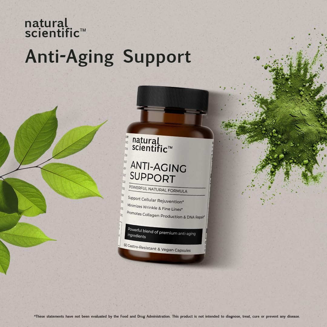 Premium Natural Anti-Aging Supplement with Trans-Resveratrol, CoQ10, EGCG, and Icariin for Men and Women