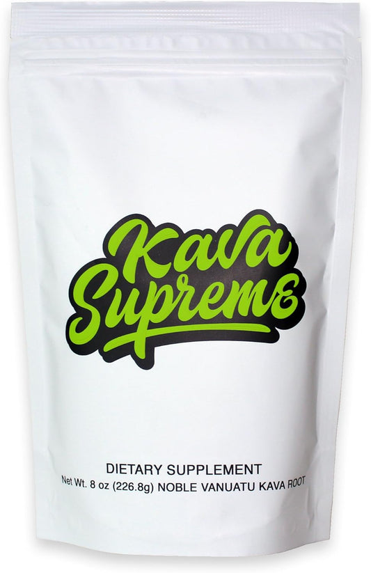 Premium Noble Vanuatu Kava Root Powder - 8oz by Kavafied KAVA Supreme