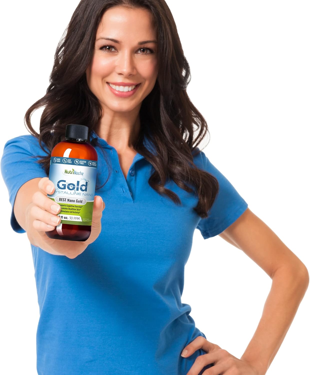 Premium Nutrinoche Colloidal Gold Mineral Supplement - 30 PPM - Boost Your Health with Colloidal Minerals