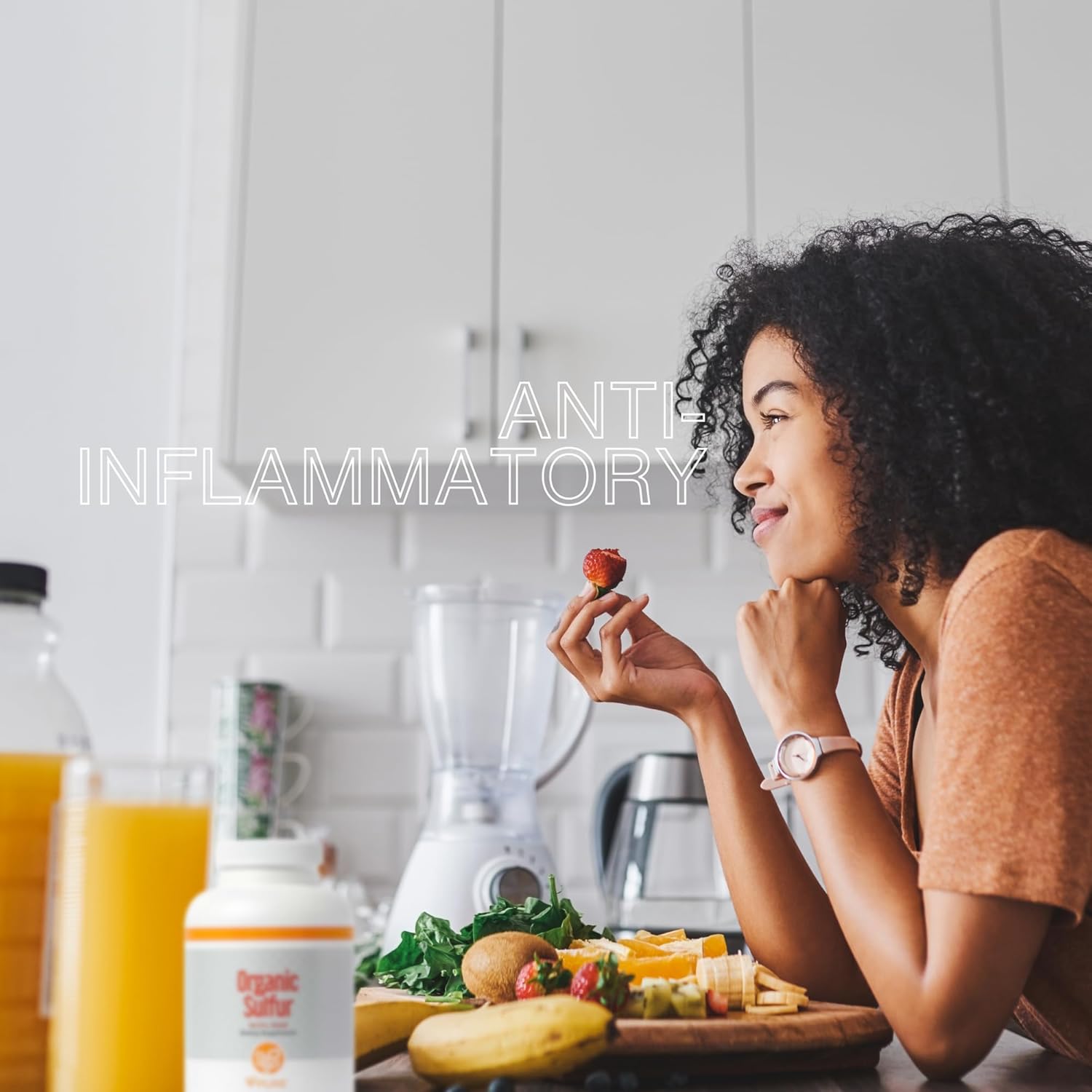 Premium Organic Sulfur MSM Capsules for Joint Health, Hair Growth, Skin, and Nails - Vegan, Non-GMO, Gluten Free