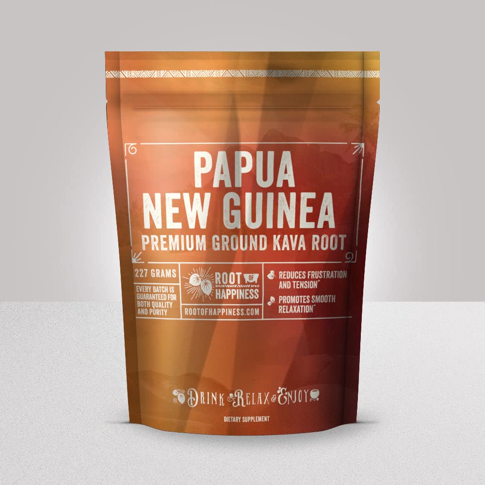Premium Papua New Guinea Kava Powder - Half Pound of Root of Happiness
