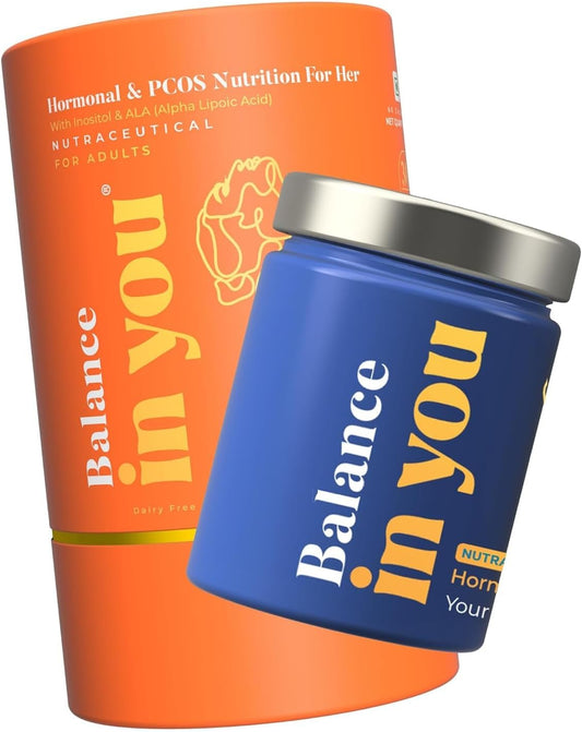 Premium PCOS, Hormonal & Fertility Support Supplement for Women - Unique Blend of Inositol, Chromium, Alpha Lipoic Acid & Fenugreek - 60 Capsules