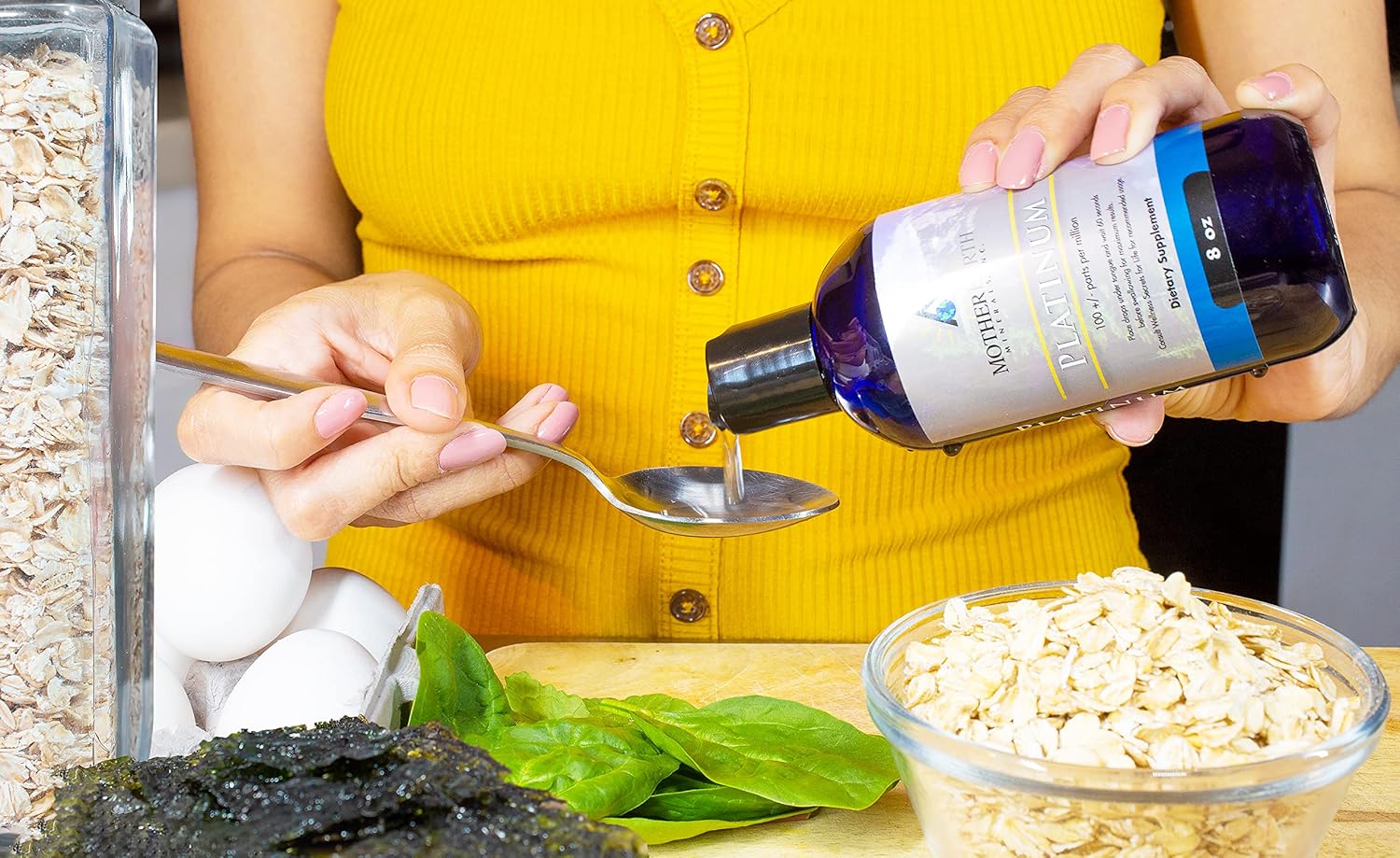 Premium Platinum Mineral Supplement for Cellular Longevity and Energy Boost - 8 oz, 96 Servings