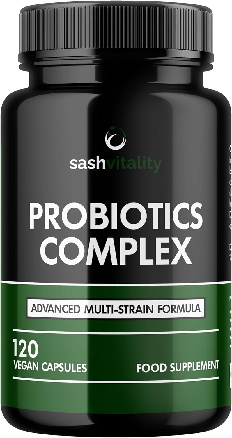 Premium Probiotic & Prebiotic Supplement | 435 Billion CFU | 120 Vegetarian Capsules | Women & Men | Lactobacillus, Bifidobacterium, Rhamnosus & Reuteri | Multi-Strain Formula
