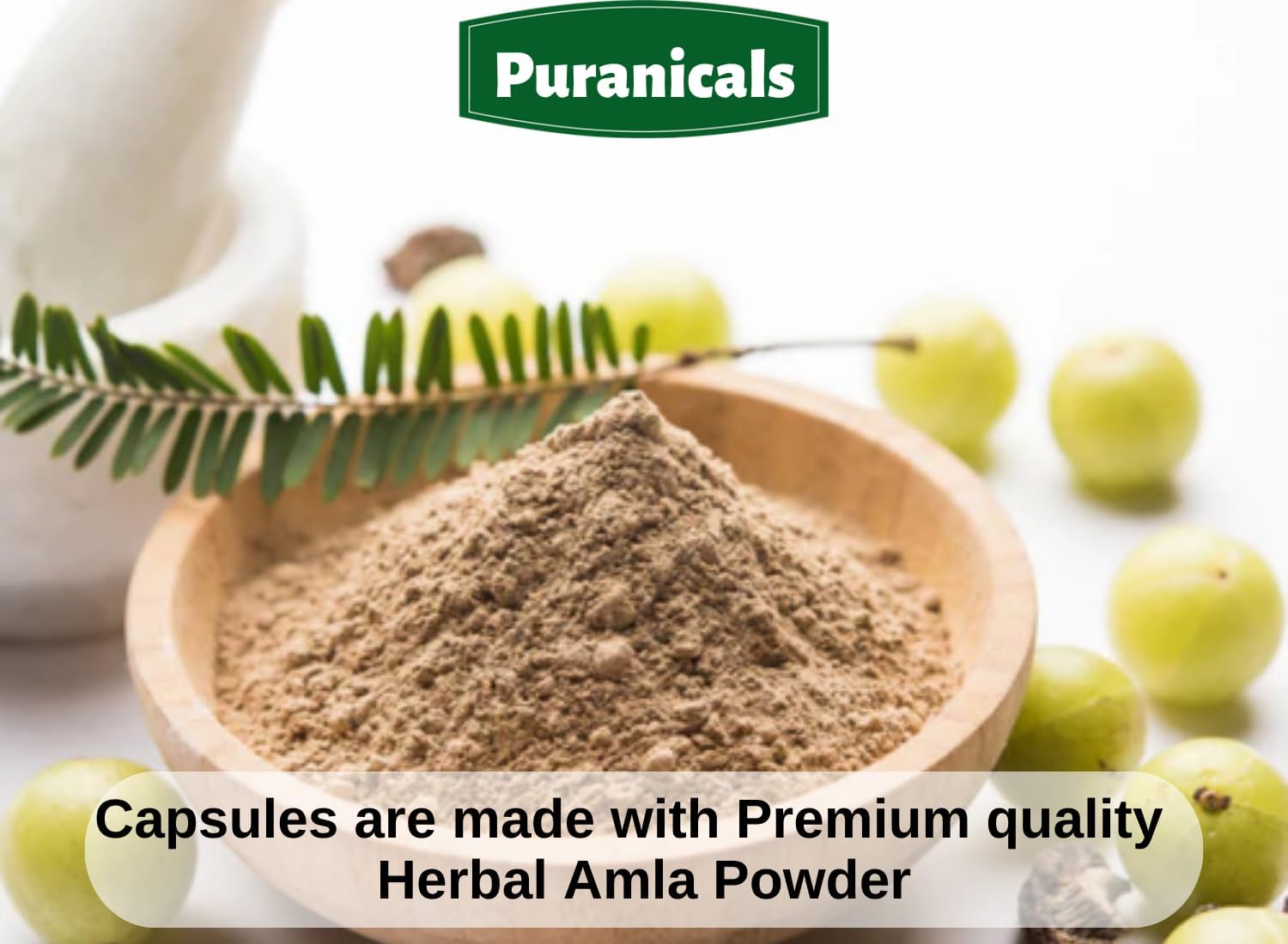 Premium Puranicals Amla Capsules - Boost Immunity, Skin & Hair Health - Herbal Supplement with 900mg Amalaki Powder - 320 Count