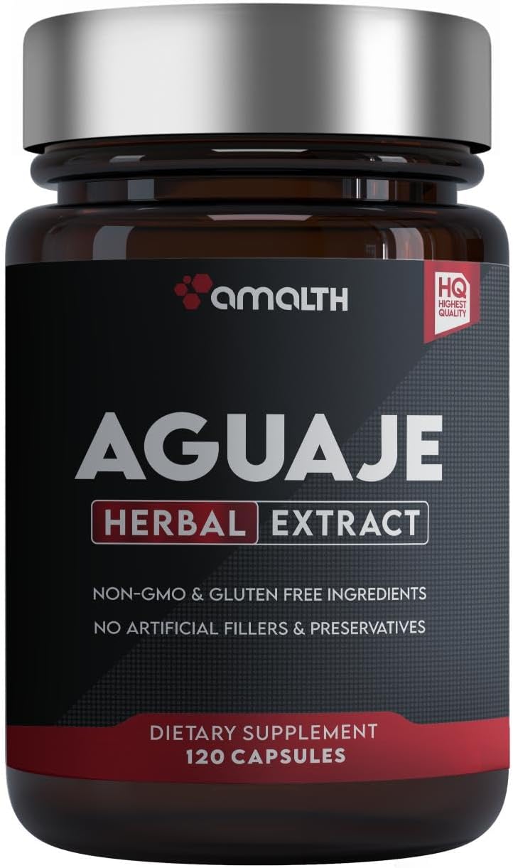 Premium Quality AMALTH Aguaje Curves Capsules for Women - Extra Strength Natural Supplements from Peru - 90 Non-GMO Pills