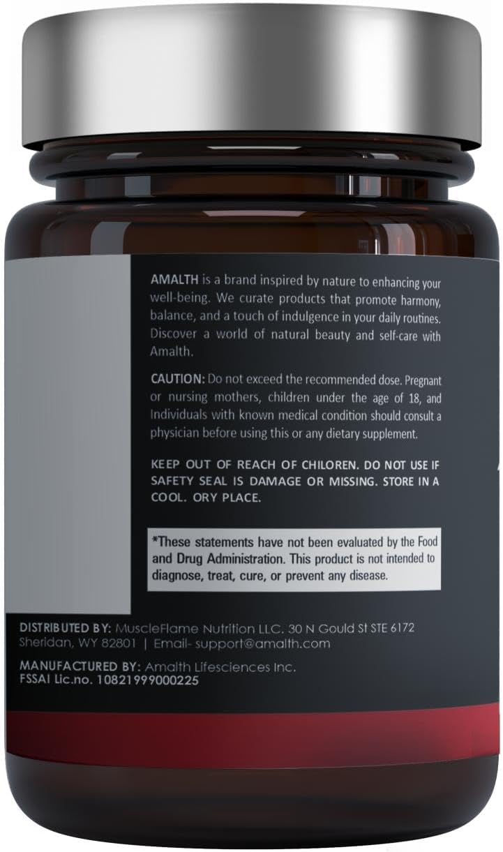 Premium Quality AMALTH Aguaje Curves Capsules for Women - Extra Strength Natural Supplements from Peru - 90 Non-GMO Pills