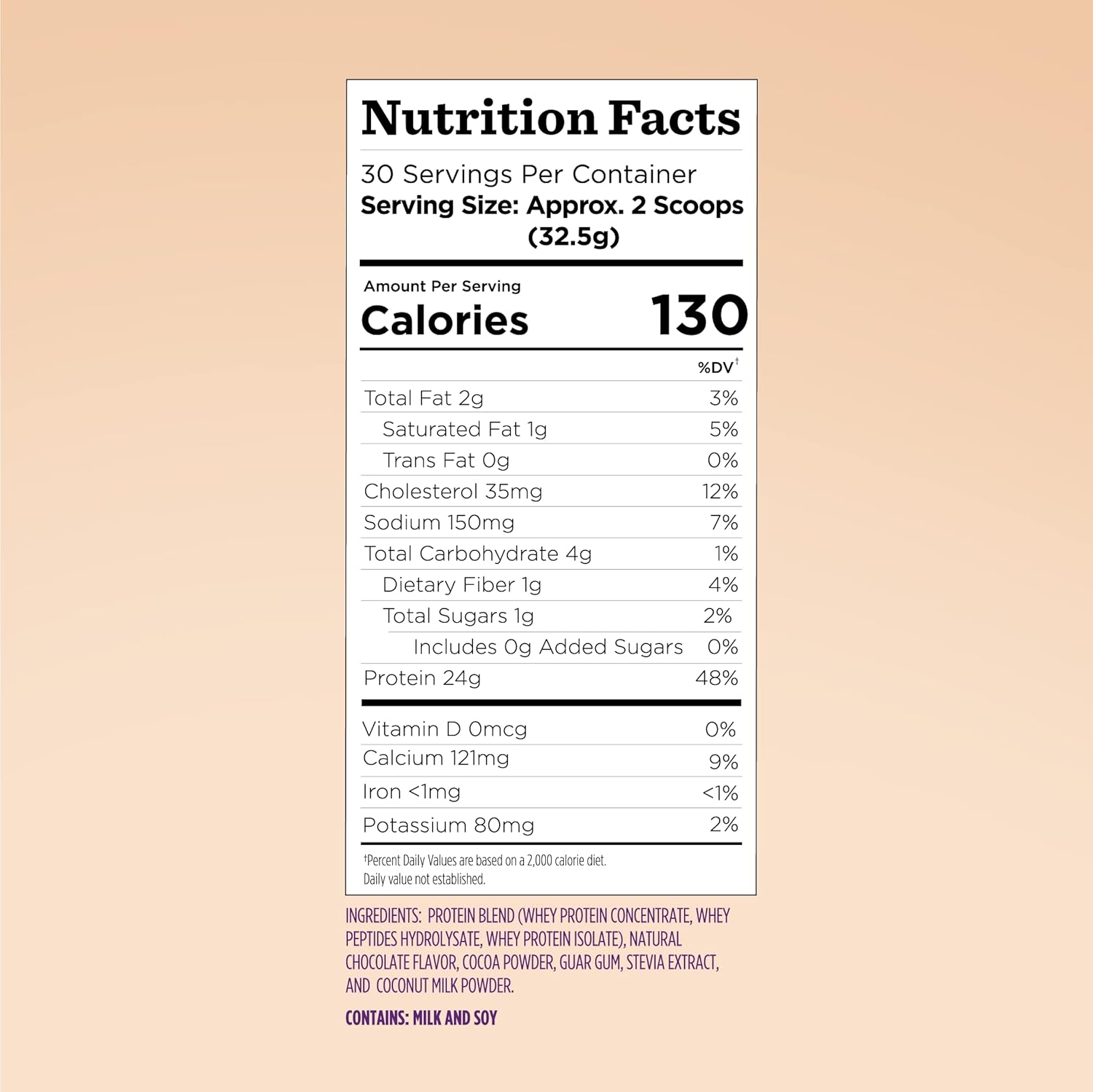 Premium Santo Remedio Chocolate Whey Protein Powder: 25g Protein, Lean Muscle Support, Satiety, 30 Servings - Vegetarian