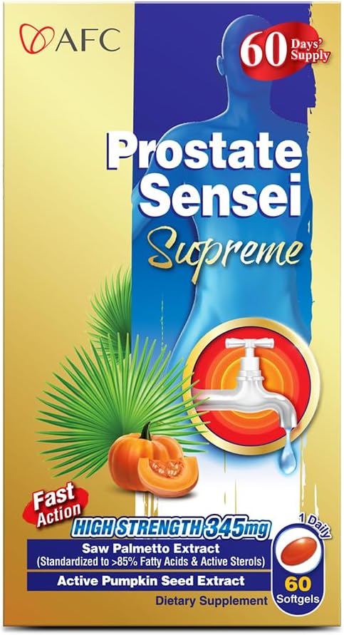 Premium Saw Palmetto for Prostate Health - Clinical Strength Formula with >85% Fatty Acids & Active Sterols, Reduce Frequent Urination, Better Bladder Emptying - 60-Day Supply