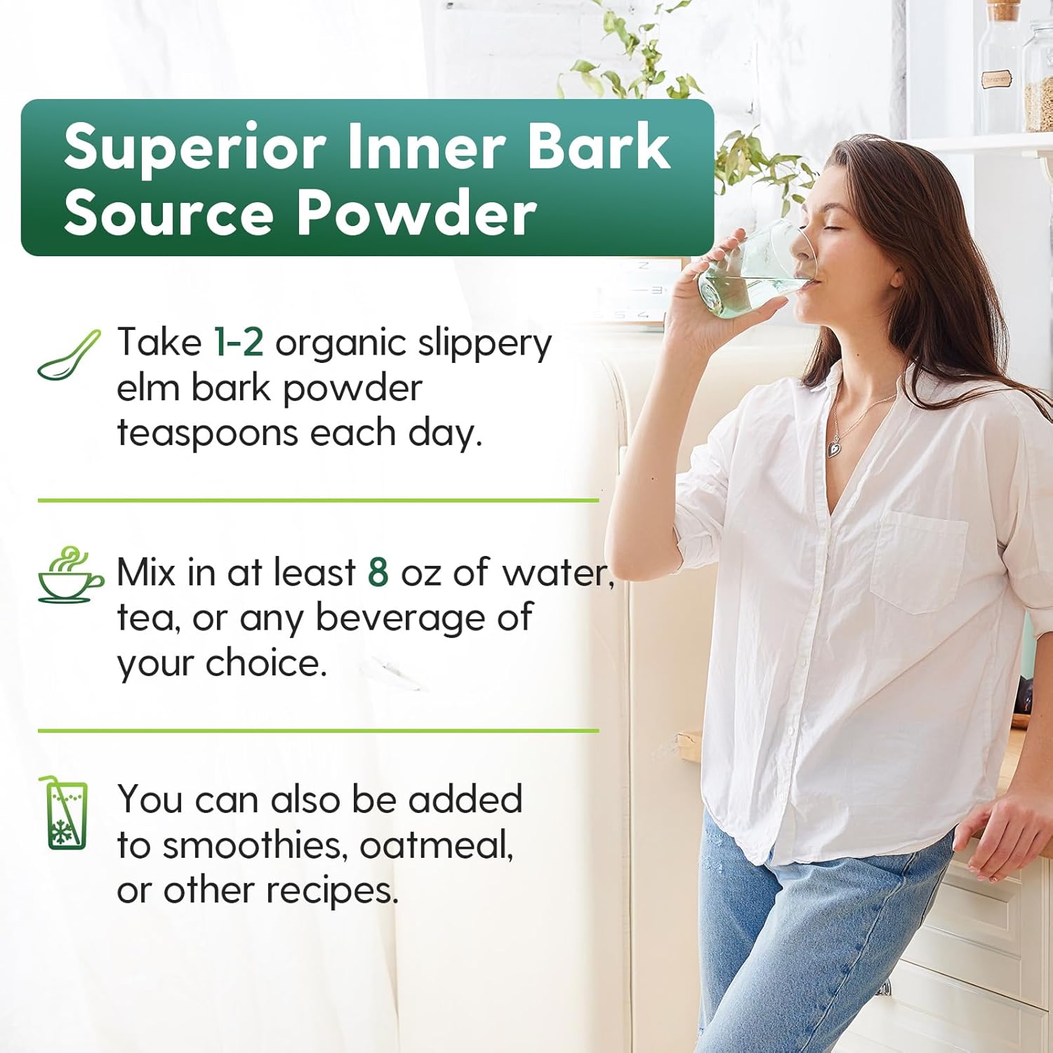 Premium Slippery Elm Bark Powder for Soothing Throat & Digestive Health - 100% Pure, Vegan, Non-GMO - 6 LB Made in USA