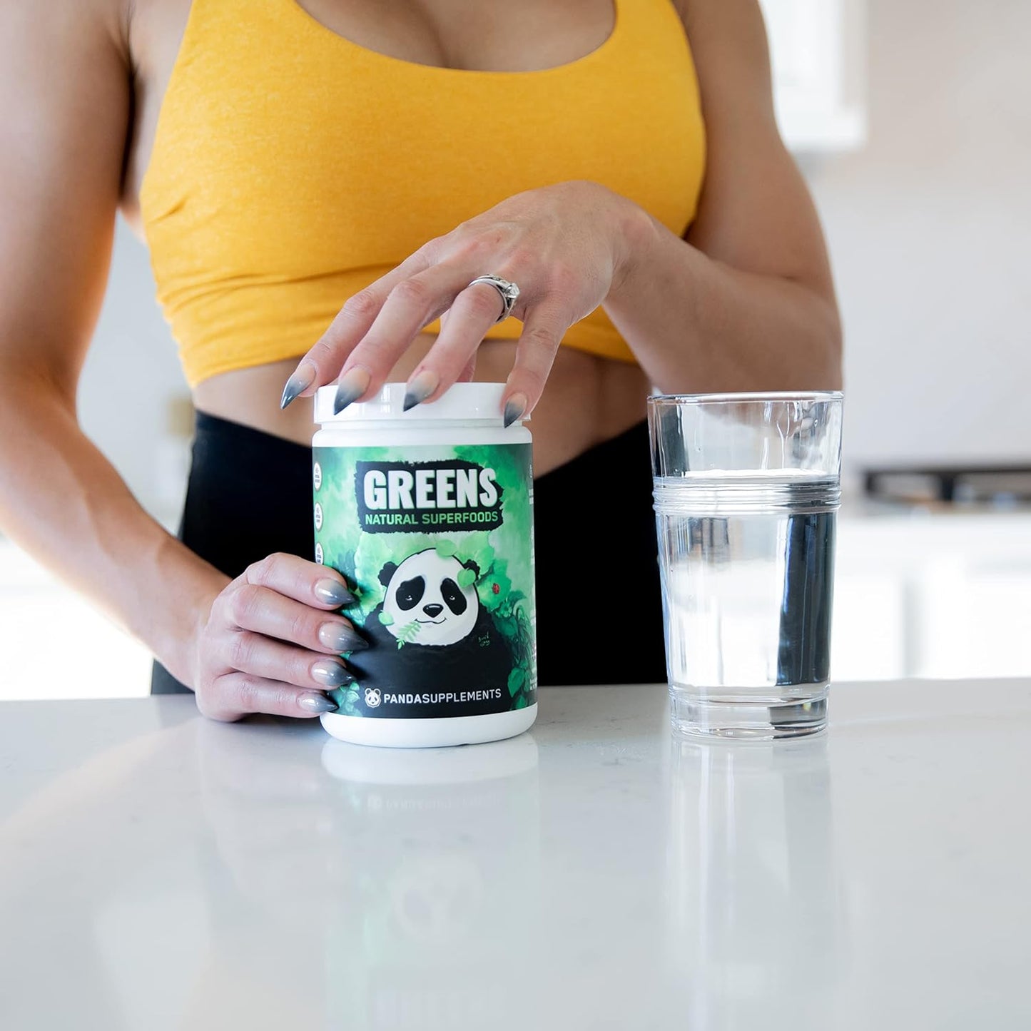 Premium Superfood Blend with Probiotics, Ashwagandha, and Lion's Mane - Pineapple Flavor - 13.76 Oz