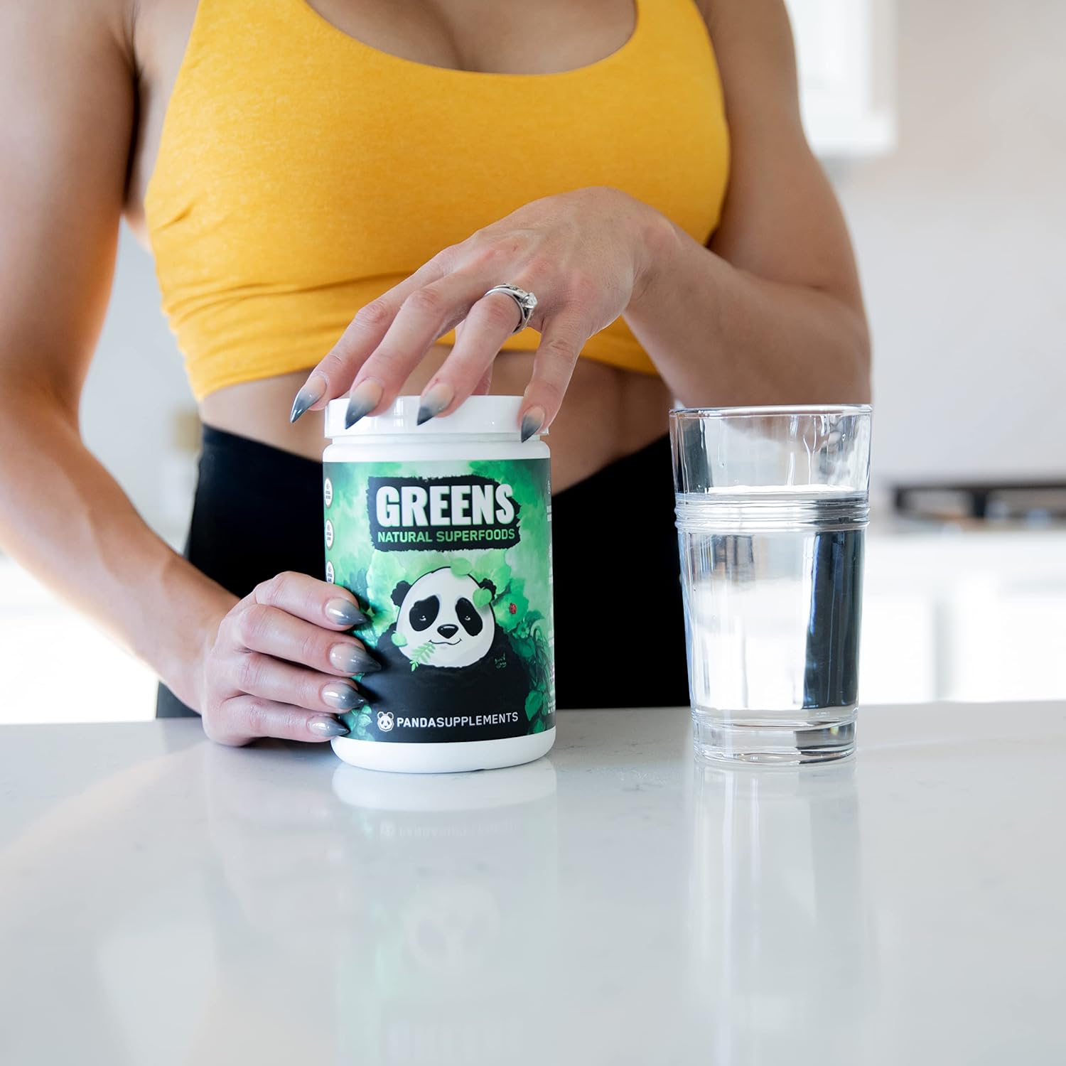 Premium Superfood Blend with Probiotics, Ashwagandha, and Lion's Mane - Pineapple Flavor - 13.76 Oz