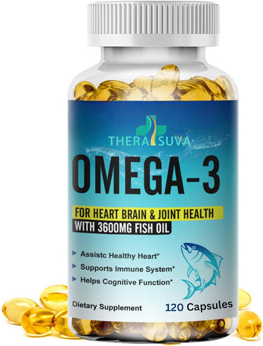 Premium Triple Strength Omega-3 Supplement for Heart & Brain Support - 2160mg, EPA 1296mg, DHA 864mg - 120 Softgels - BoostGo Australia