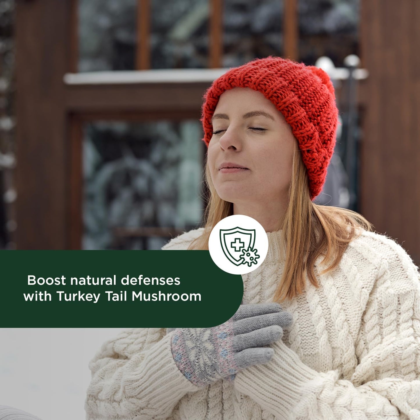 Premium Turkey Tail Mushroom Capsules - 4 Month Supply - 120 Capsules - Real Coriolus Versicolor Extract - Probase Nutrition