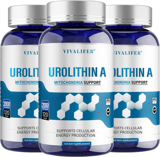 Premium Urolithin A Supplement 2000mg - 360 Capsules for Healthy Aging, Antioxidant Protection, and Cell Repair Support - Men & Women