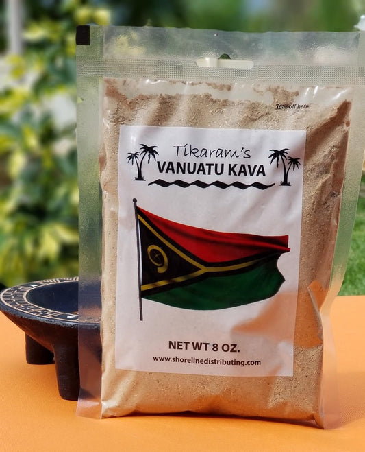 Premium Vanuatu Kava 1/2 Pound (8oz) by Tikaram's - Wholesale Fiji Market