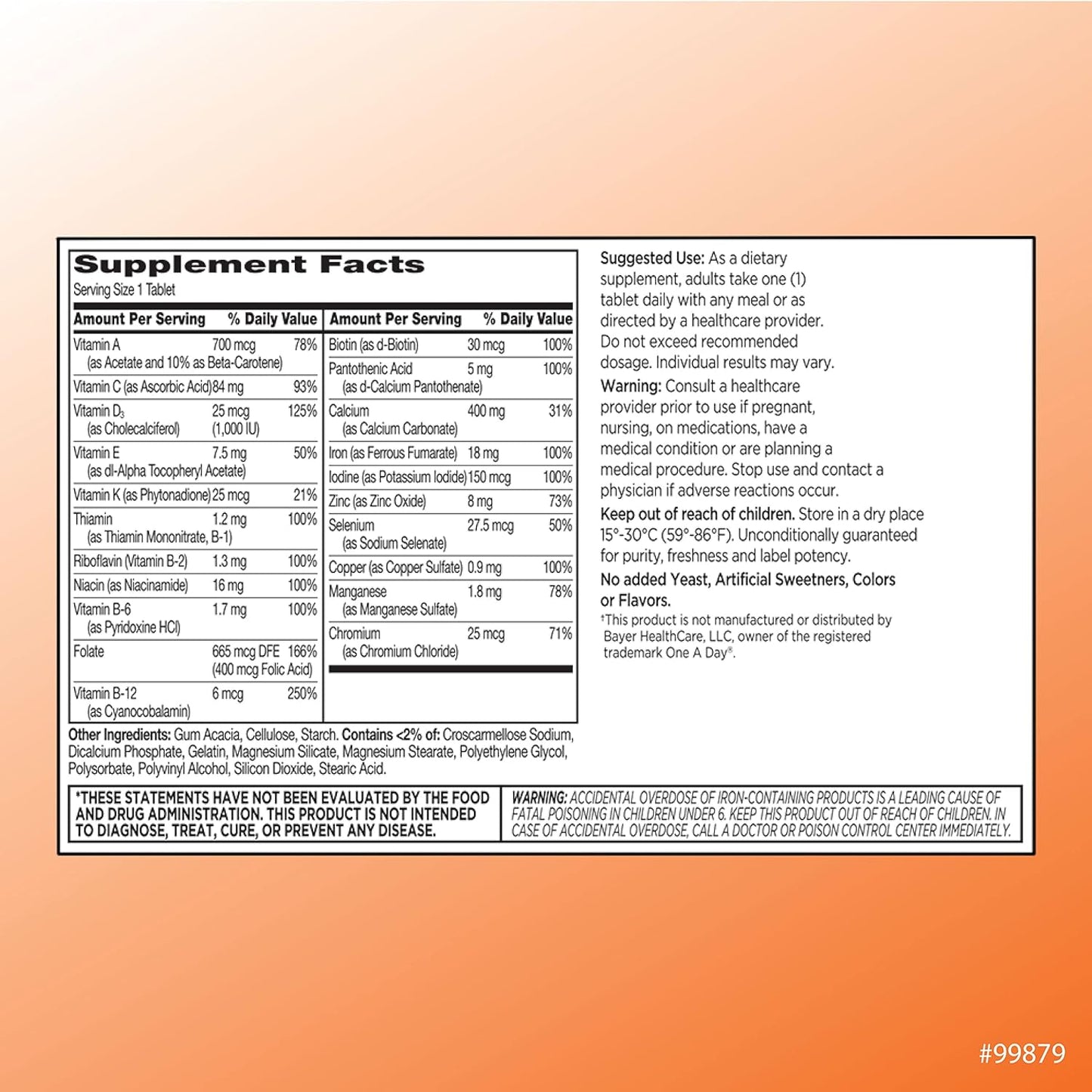 Premium Women's Multivitamin Tablets - Daily Essential Nutrients