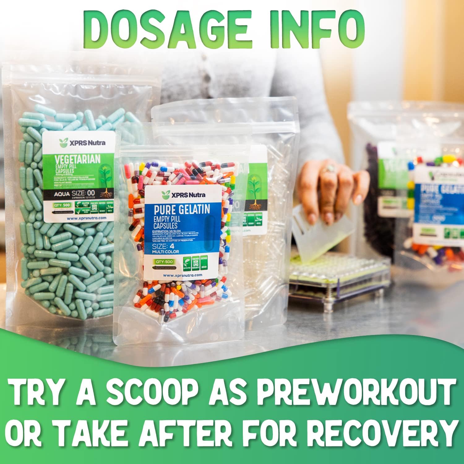 Premium XPRS Nutra L Carnitine L Tartrate Powder - Vegan Friendly Amino Acid Supplement - Pure Bulk L Carnitine Powder (8 Ounce)