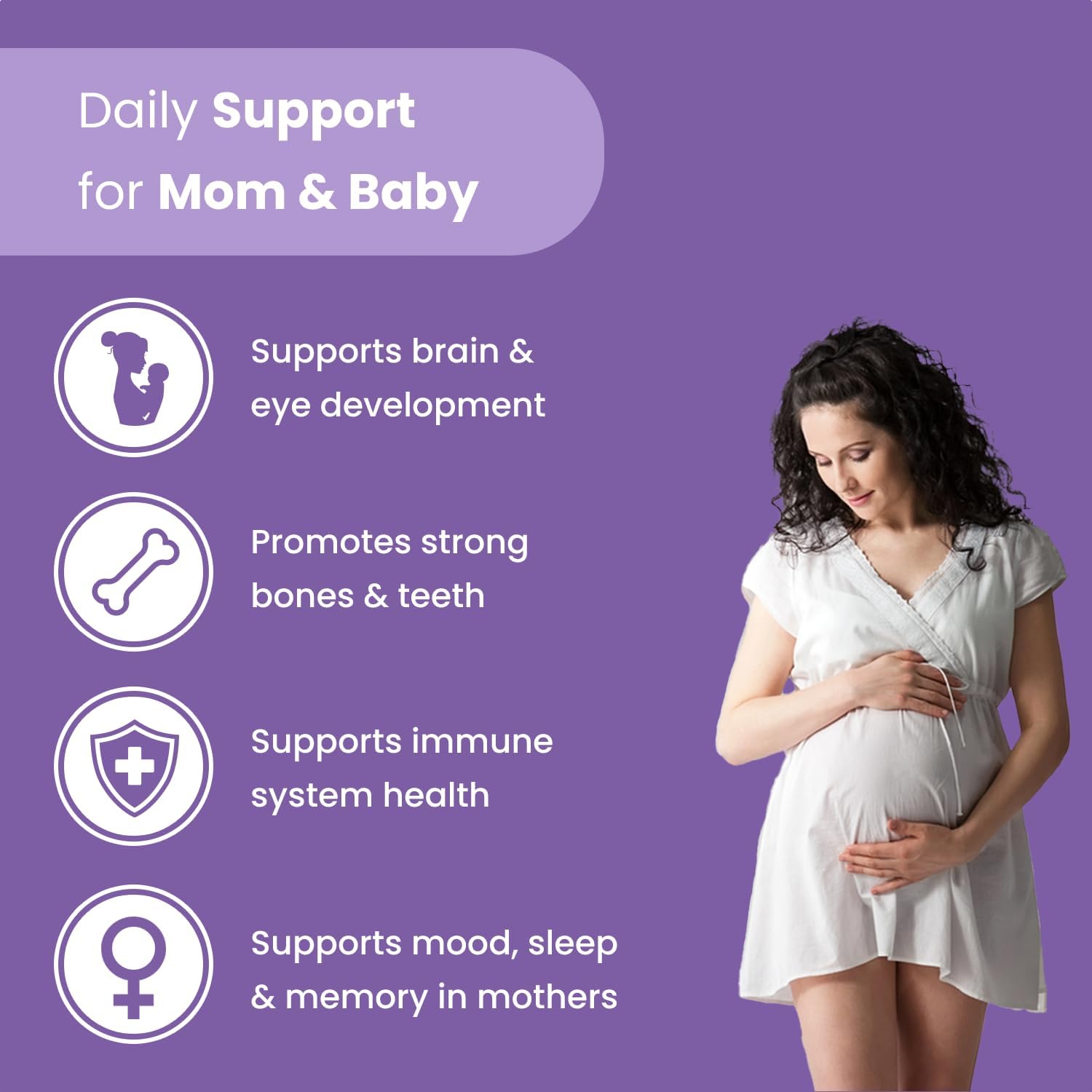 Prenatal DHA, Vitamin Gummies, and Vaginal Probiotics Bundle for Expecting Mothers