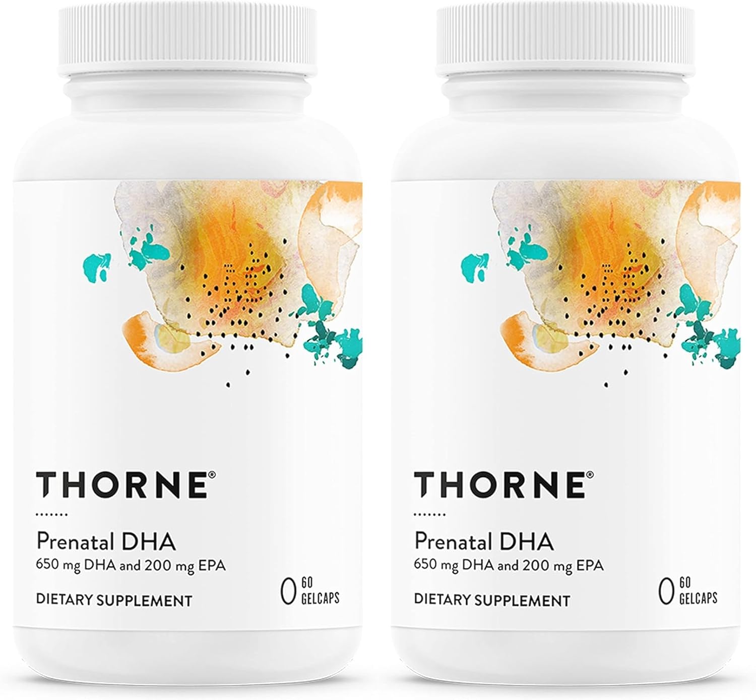 Prenatal DHA with 650mg DHA & 200mg EPA - Promotes Baby's Brain Development - 120 Capsules