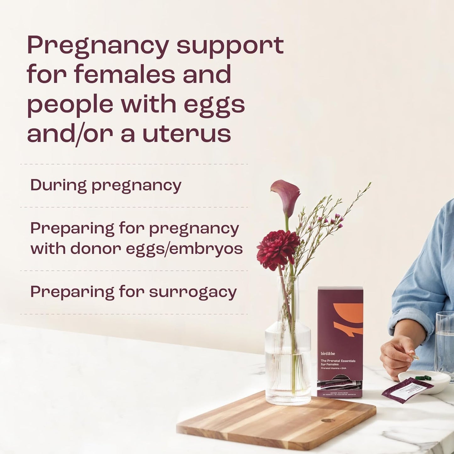 Prenatal Essentials for Women - Supports Pregnancy with Folic Acid, Methylated Folate, DHA, Choline - 30-Day Supply - HSA/FSA Approved