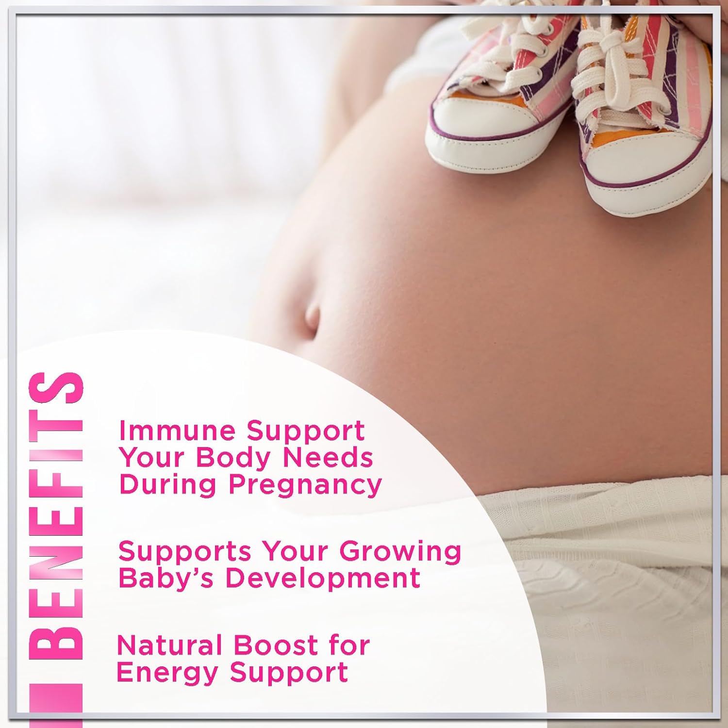 Prenatal Multivitamin Gummies for Women with Folic Acid, DHA, and Essential Nutrients - Non-GMO Pregnancy Support - 60 Count