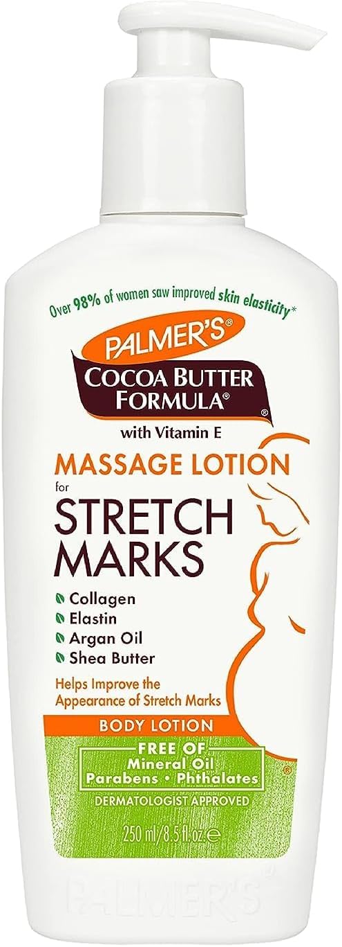 Prenatal Multivitamin Softgels with Cocoa Butter Stretch Mark Lotion, 60 Count and 8.5 Ounces