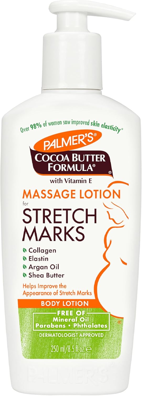 Prenatal Multivitamin Softgels with Cocoa Butter Stretch Mark Lotion, 60 Count and 8.5 Ounces