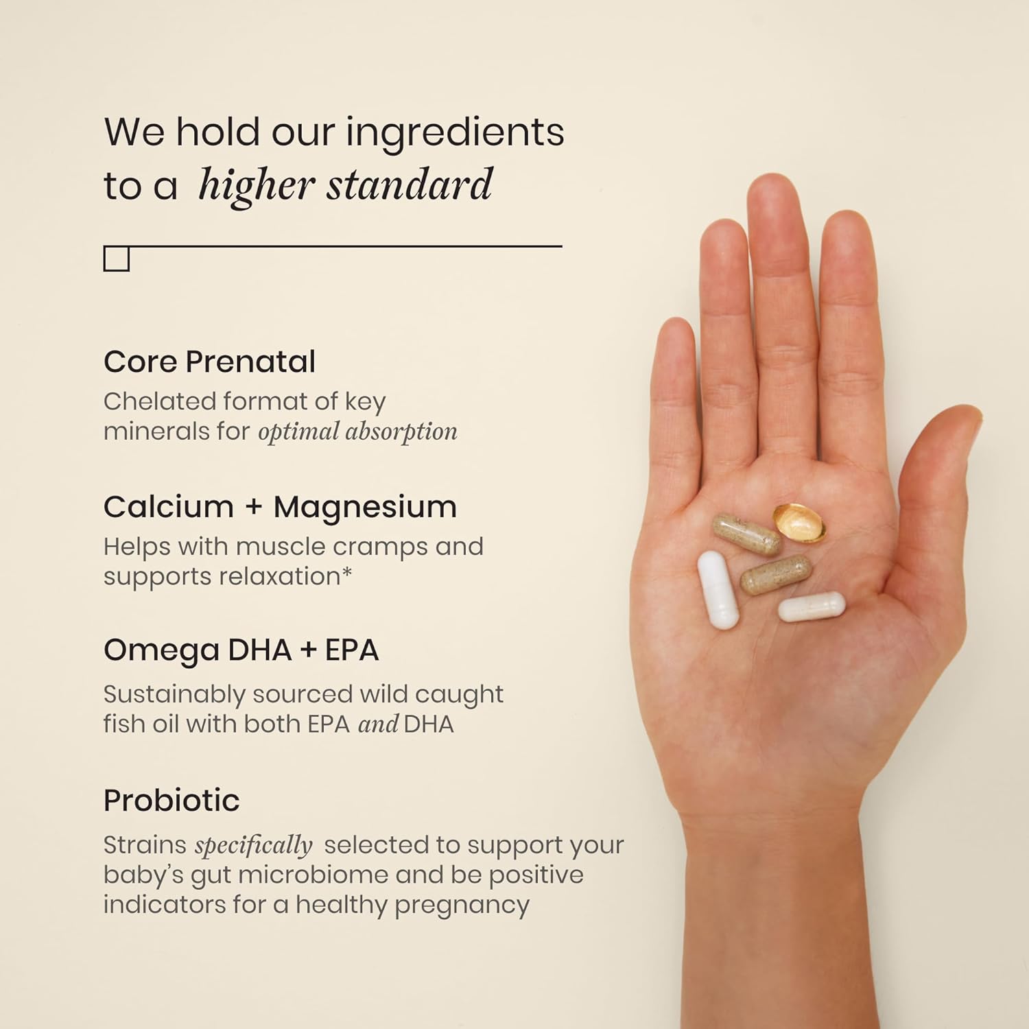 Prenatal Pack for 3rd Trimester - Daily Pregnancy Vitamins with Probiotics, Omega 3 DHA, and Non-GMO Women's Supplements (30 Pills)