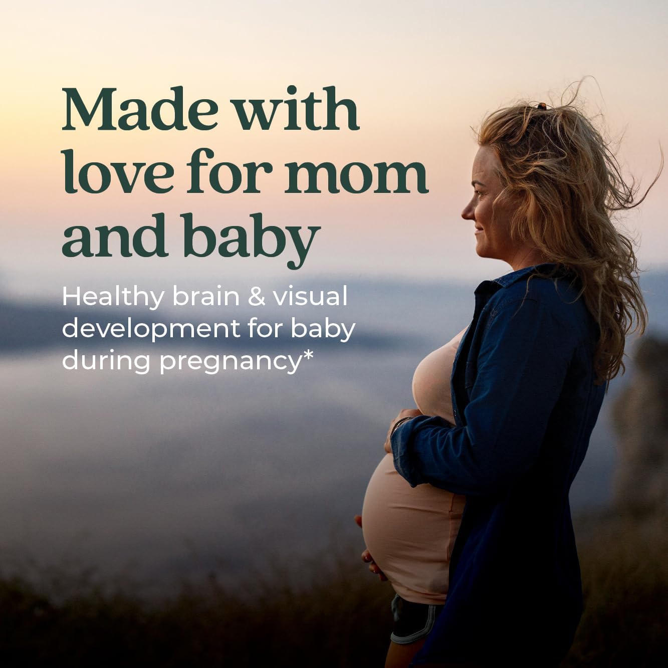 Prenatal & Postnatal Support Fish Oil Supplement with DHA, Omega-3, and Vitamin D3 - 90 Softgels, 500mg by New Chapter Wholemega for Moms - BoostGo Australia