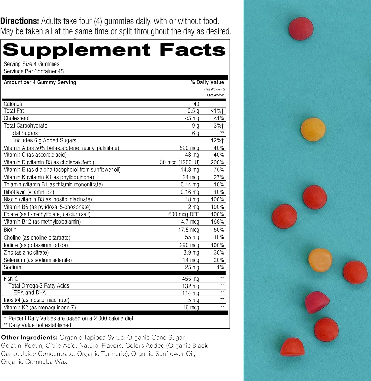 Prenatal & Toddler Multivitamin Gummies Bundle: Omega-3, Biotin, Methylfolate, Vitamin D3, C, B12, B6, A, K & Zinc for Immune Support - 30 Day Supply