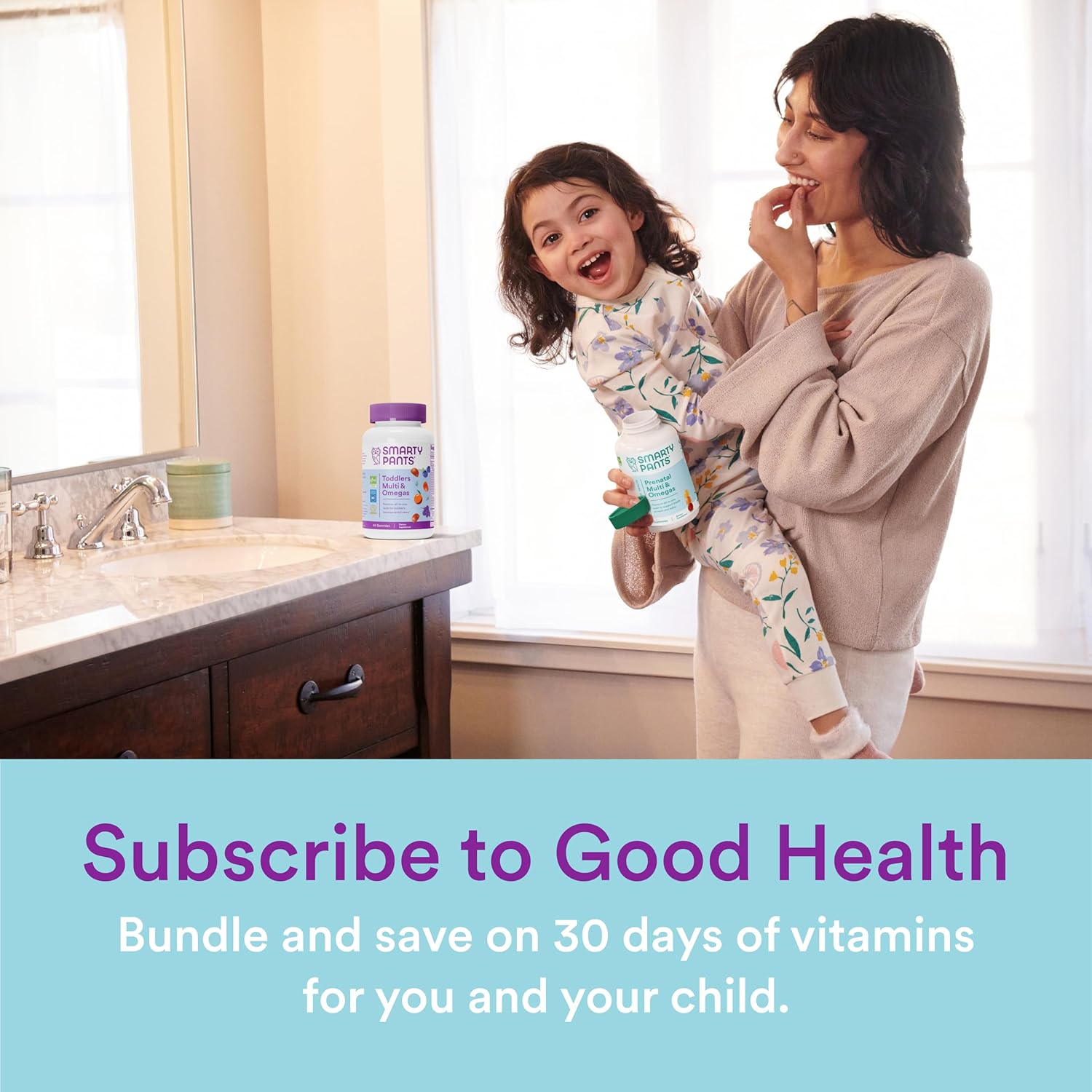 Prenatal & Toddler Multivitamin Gummies Bundle: Omega-3, Biotin, Methylfolate, Vitamin D3, C, B12, B6, A, K & Zinc for Immune Support - 30 Day Supply