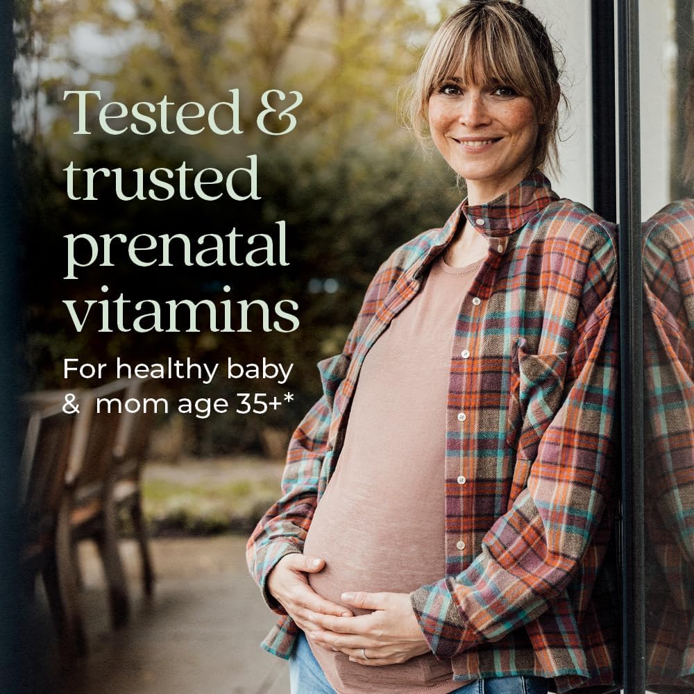 Prenatal Vitamins for Women 35+ with Methylfolate & Choline - Gluten Free, Non-GMO - 90 ct - BoostGo Australia