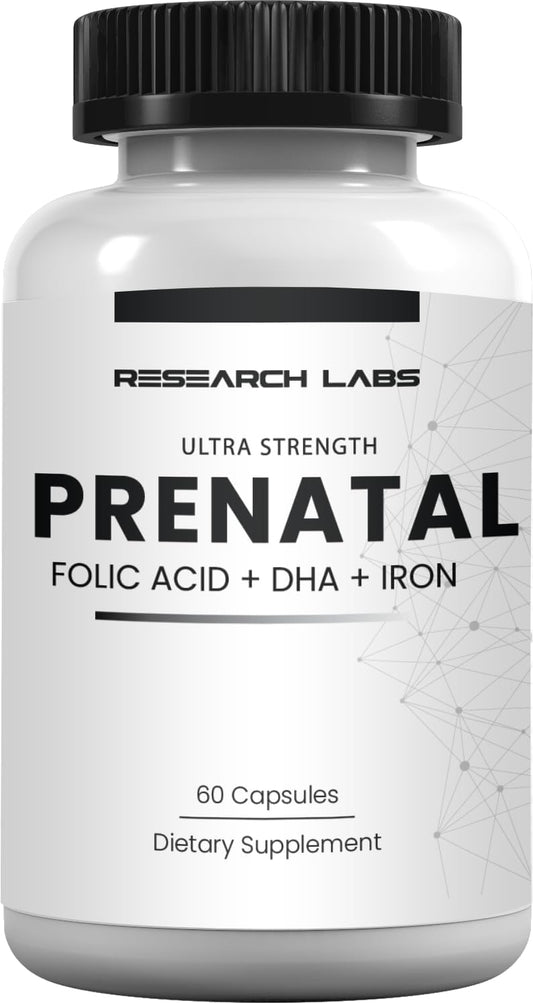 Prenatal Vitamins for Women with 6X More Bioavailable Methylated Folate for Brain Development and Healthy Growth