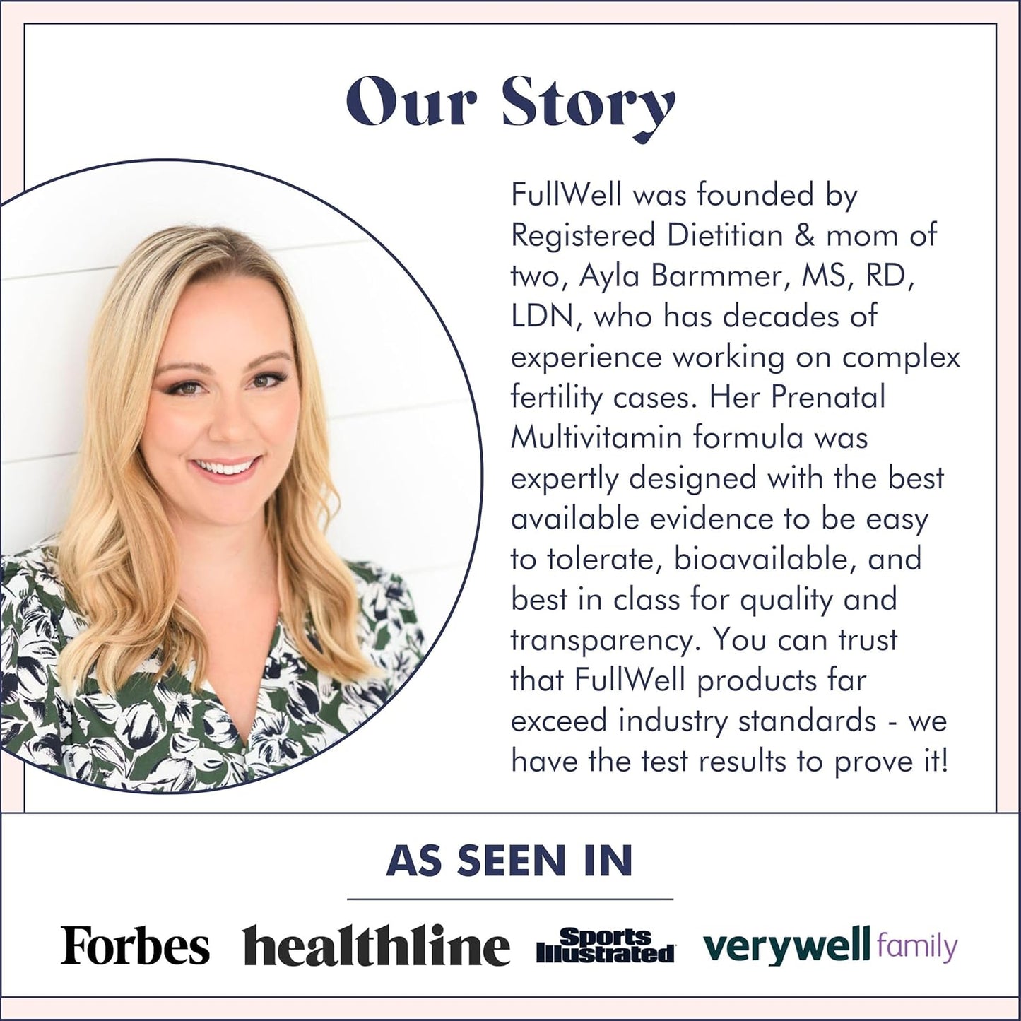 Prenatal Vitamins with Choline, Folate, and Vitamin D for Fetal Growth and Brain Development - 26 Essential Nutrients - Dietitian-Formulated - OBGYN Recommended - Non-GMO - 30 Servings