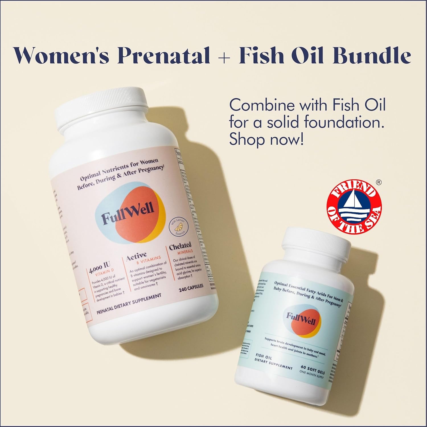 Prenatal Vitamins with Choline, Folate, and Vitamin D for Fetal Growth and Brain Development - 26 Essential Nutrients - Dietitian-Formulated - OBGYN Recommended - Non-GMO - 30 Servings