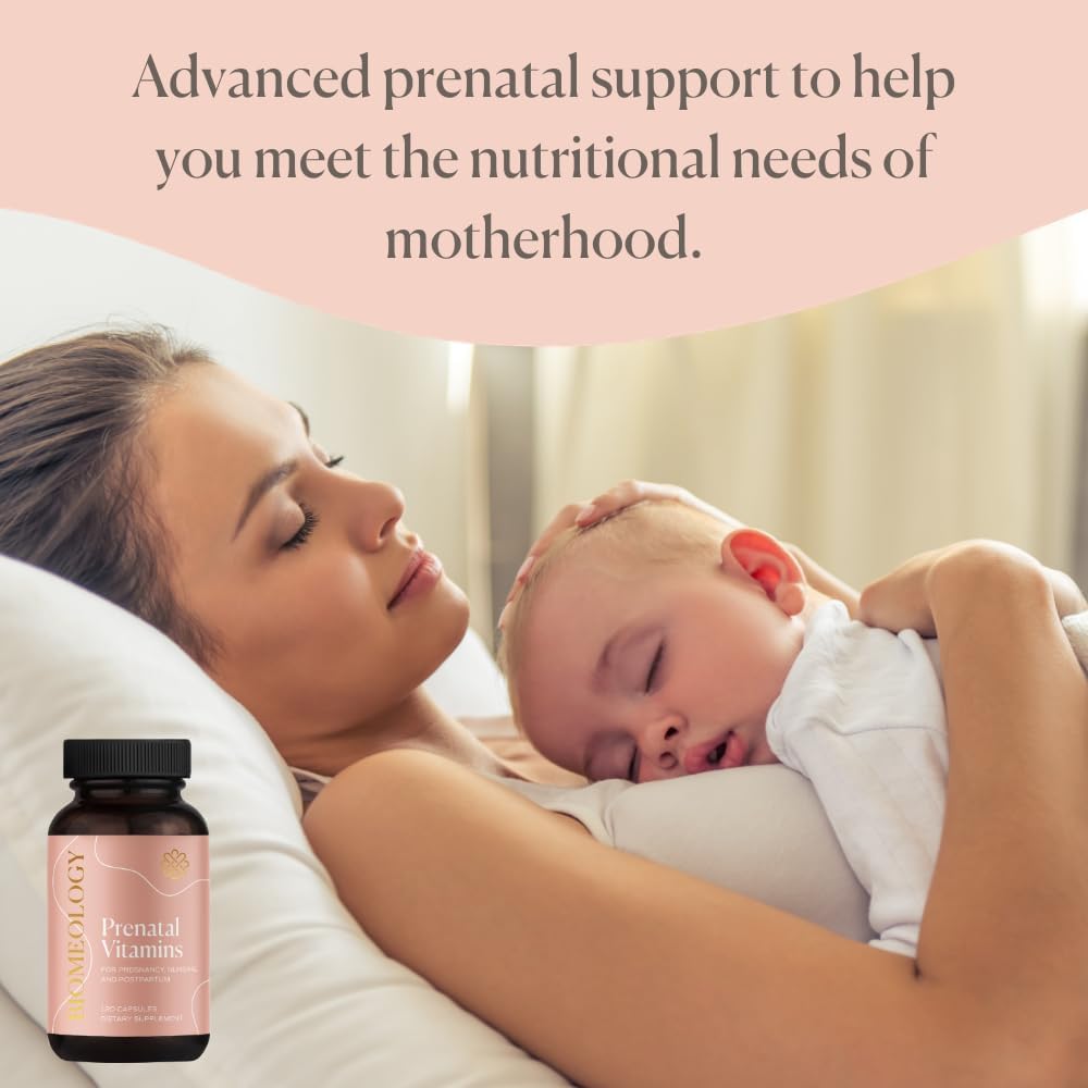 Prenatal Vitamins with Methylfolate, Choline, and Zinc for Mom & Baby Nutrition - 120 Capsules - BoostGo Australia