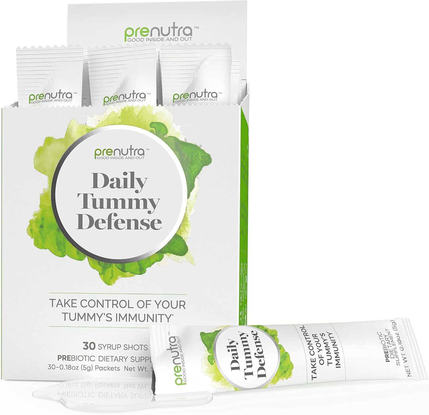 Prenutra High Dose GOS Prebiotic Syrup for Gut Health, Digestive Regularity, Weight Management, and Mental Wellbeing - 30ct Powder Alternative for Men and Women