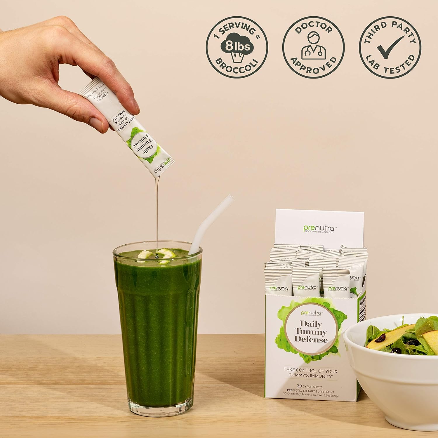 Prenutra High Dose GOS Prebiotic Syrup for Gut Health, Digestive Regularity, Weight Management, and Mental Wellbeing - 30ct Powder Alternative for Men and Women