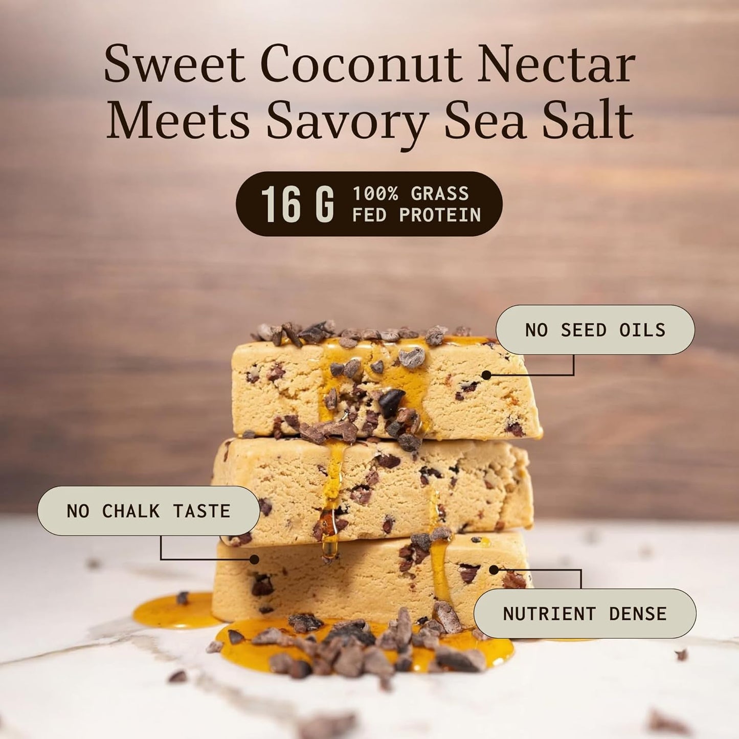 PRIMA Grass Fed Protein Bars Variety Pack - Animal-Based Bars with Beef Tallow, Raw Honey, Seed Oil Free, Low Carb, Gluten-Free - Healthy Energy Snacks (7 Pack)